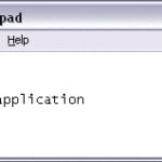 notepad autorun example2