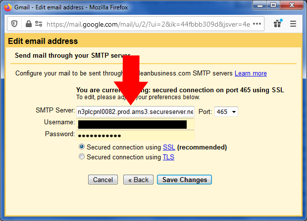 4 add server address to gmail