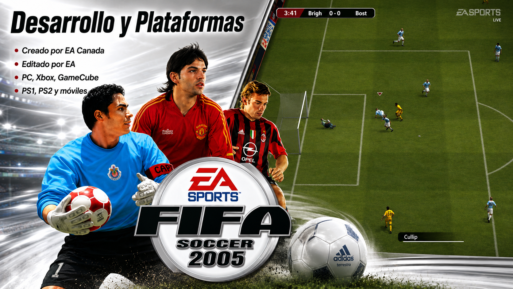 EA SPORTS FIFA 2005 Juego de Futbol Professional para PC
