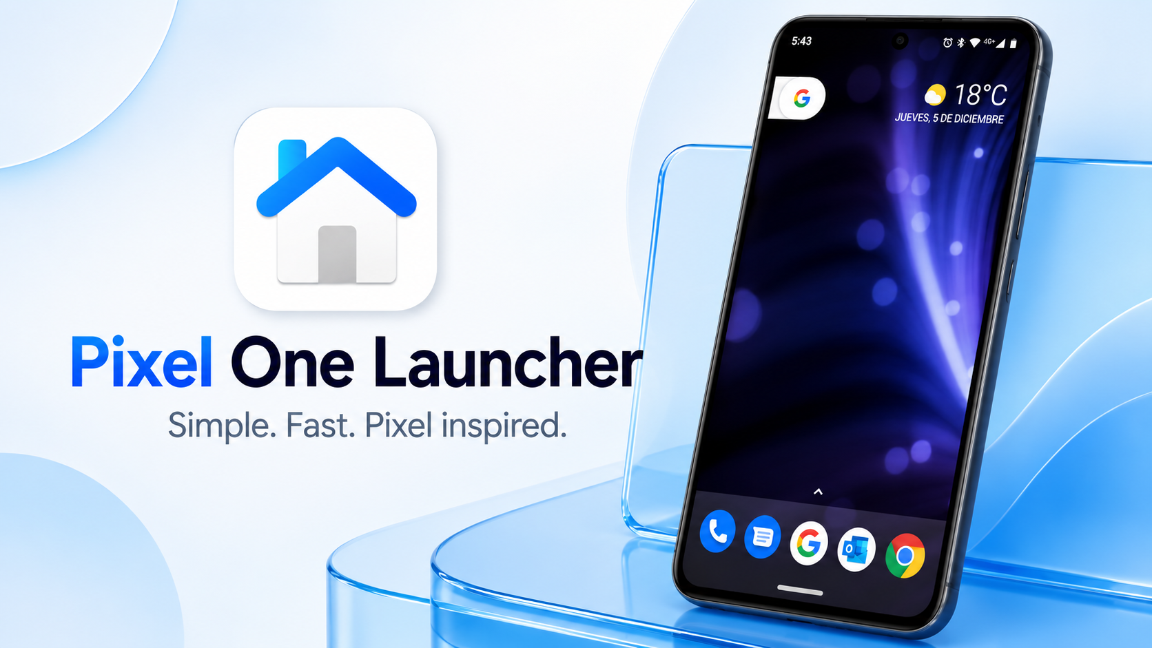 Pixel One Launcher Fuull
